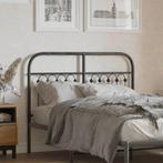 vidaXL Hoofdbord 120 cm metaal zwart, Huis en Inrichting, Slaapkamer | Bedden, Verzenden, Nieuw