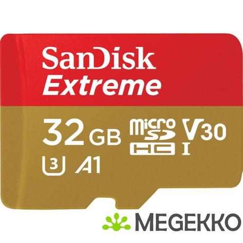 SanDisk Extreme 32GB MicroSDHC Geheugenkaart, Computers en Software, Overige Computers en Software, Nieuw, Verzenden