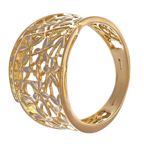 Ring - 18 karaat Geel goud, Witgoud, Handtassen en Accessoires, Ringen