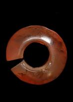 Oude Egypte, Nieuwe rijk Kornalijn Hair ring, Antiek en Kunst