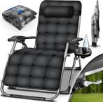 Ligstoel XL - tuinstoel met kussen - max 200 kg -, Tuin en Terras, Verzenden, Nieuw