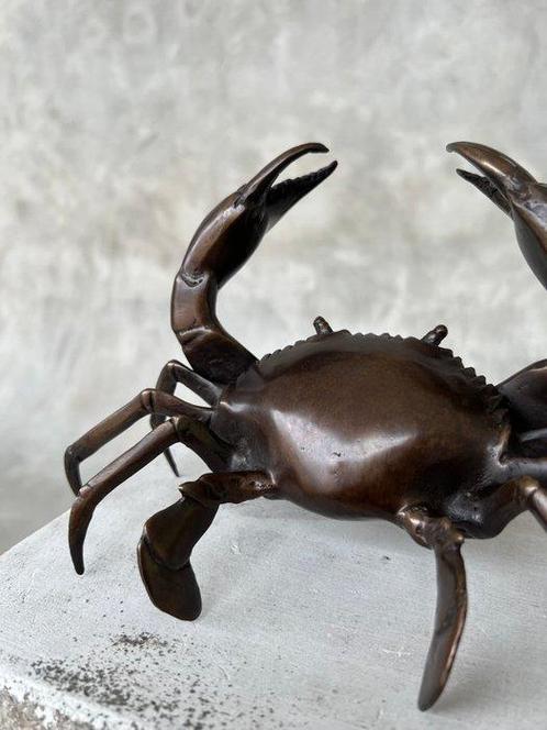 sculptuur, NO RESERVE PRICE - Sooka Interior - Bronze Crab, Antiek en Kunst, Kunst | Designobjecten