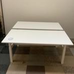 Tweedehands slinger Duo bureau, per blad 160x80 cm, Wit, Huis en Inrichting, Bureaus, Gebruikt, Bureau