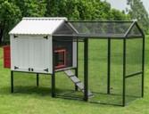 MaxxPet Kippenhok hout-metaal 260x99x145cm (Kippenhokken), Dieren en Toebehoren, Pluimvee | Toebehoren, Nieuw, Ophalen of Verzenden