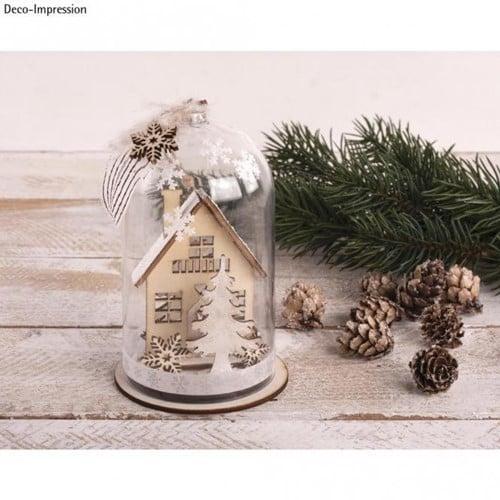 Houten Winterhuizen 31 delen zakje 1 stuks, Hobby en Vrije tijd, Knutselen, Nieuw