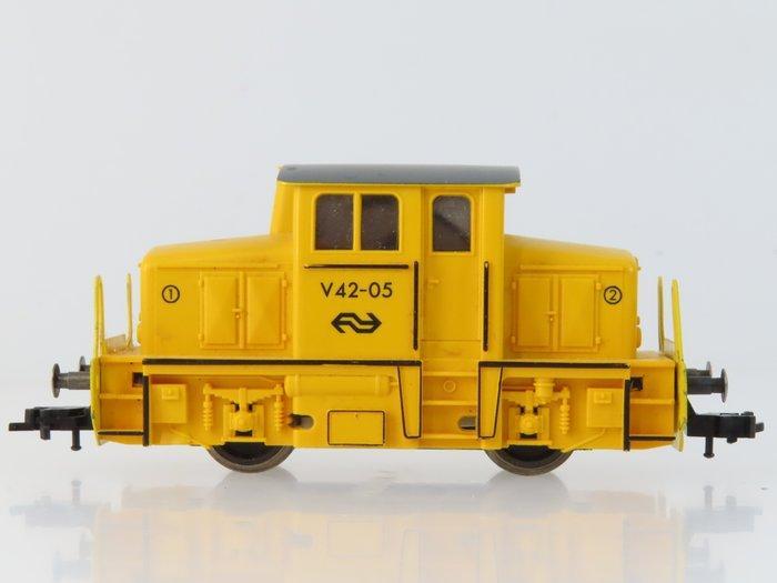 Fleischmann H0 - 4205 - Diesellocomotief (1) - O&K BR V42, Hobby en Vrije tijd, Modeltreinen | H0