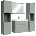 Badkamermeubel Set Montreal XL 60 x 35 cm - Mat Groen, Verzenden, Nieuw