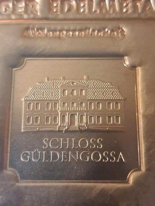 1 kilogramme .999 - Copper - Geiger Schloss Güldengossa -, Postzegels en Munten, Edelmetalen en Baren