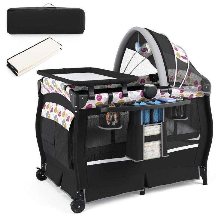 2dekans | Coast Draagbaar 4-in-1 Babybedje, Wieg, Luiertafel, Enfants & Bébés, Berceaux & Lits, Enlèvement ou Envoi