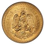 Mexico. 1945 Mexican 2 1/2 Pesos Hidalgo Gold Coin, Postzegels en Munten, Edelmetalen en Baren