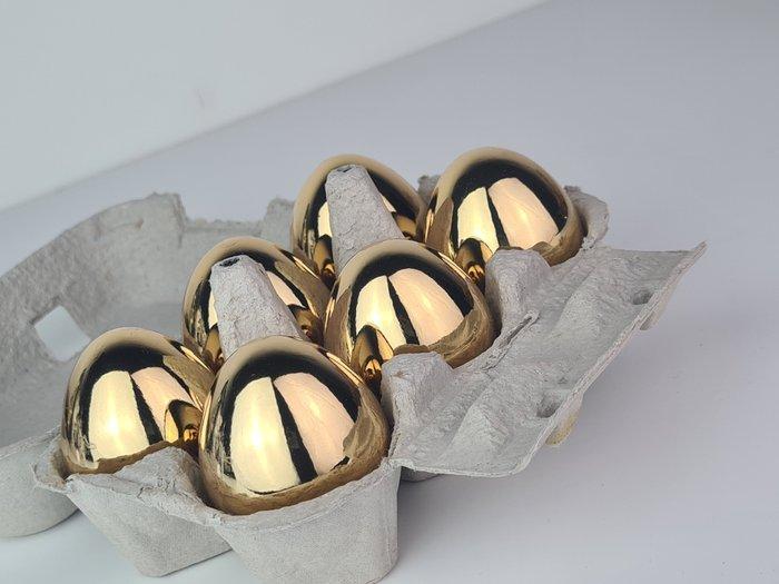 Santicri - Eggs Pop - gold edition, Antiek en Kunst, Kunst | Designobjecten