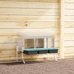 vidaXL Kippennestkast 3 compartimenten met poten, Dieren en Toebehoren, Knaagdieren en Konijnen | Hokken en Kooien, Verzenden