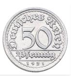 Allemagne, République de Weimar 50 Pfennig 1921 G / MS64