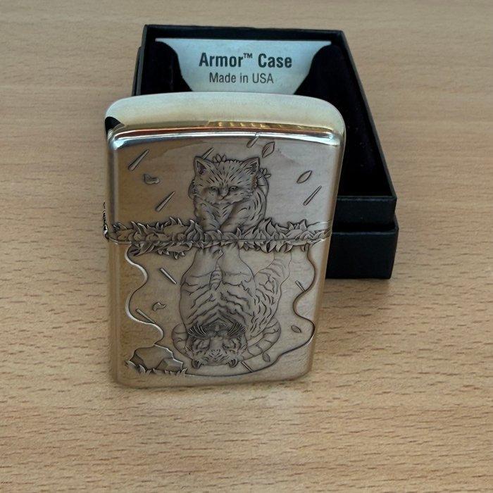 Zippo - Tigre y gato - Zonder Minimumprijs - Aansteker -, Verzamelen, Rookartikelen, Aanstekers en Luciferdoosjes