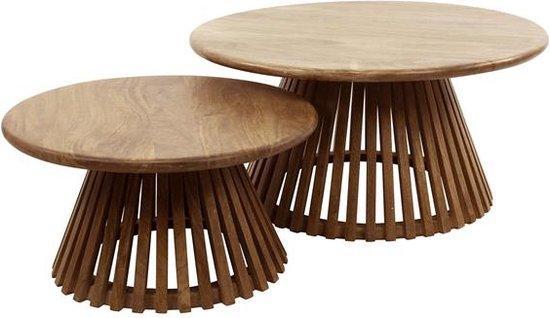 2dekans | Hoyz - Salontafel Tweak - Massief Mango -, Huis en Inrichting, Tafels | Salontafels, Ophalen of Verzenden