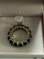 Ring - 14 karaat Geel goud - 17.27ct. tw. Saffier - Saffier, Nieuw