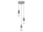 Veiling - EGLO Silvares hanglamp 3-lichts grijs, Gebruikt