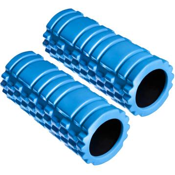 tectake Fasciaroller massagerol - blauw, Set van 2 beschikbaar voor biedingen
