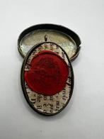 Reliekhouder - Brons, Gouden cartouche - 20e eeuw - Ex, Antiek en Kunst