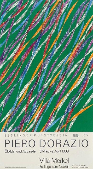 Piero Dorazio - Ölbilder und Aquarelle. - Original, Antiek en Kunst, Kunst | Tekeningen en Fotografie