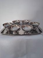 Dessertservies (7) - Inox 18/10 - Dessertschotels op plateau