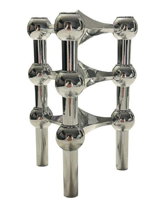Nagel Konzept - Werner Stoff - Kandelaar S22 (3) - Metaal, Antiek en Kunst, Antiek | Meubels | Stoelen en Sofa's