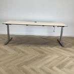 Eromes slingerbureau 200x80 cm, Ahorn - grijs, Huis en Inrichting, Bureaus, Gebruikt, Bureau