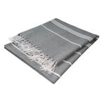 Moederdag actie: 2 voor de prijs van 1! Hamamdoek Black, Verzenden, Nieuw, Overige kleuren, Handdoek