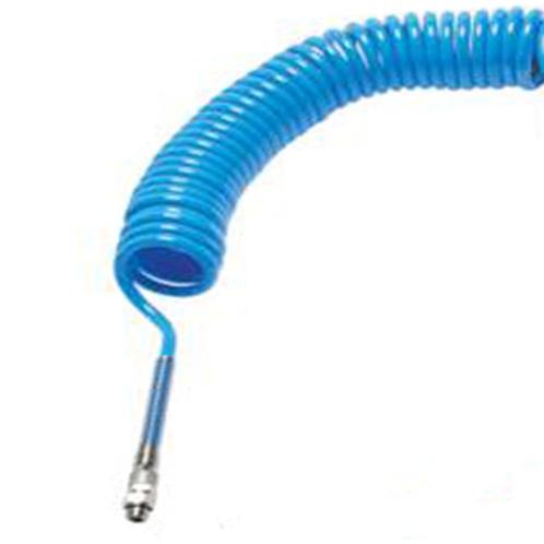 6m Tuyau Spirale Air Comprimé 12x8mm PUR Connecteur Mâle, Bricolage & Construction, Ventilation & Extraction, Envoi