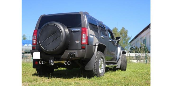 FOX Hummer H3 einddemper dwars uitgang rechts/links - 2x100, Auto-onderdelen, Uitlaatsystemen, Nieuw, Verzenden