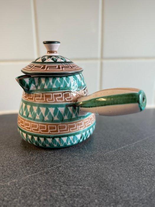 Vallauris - Chocoladepot - Keramiek, Antiek en Kunst, Antiek | Glaswerk en Kristal