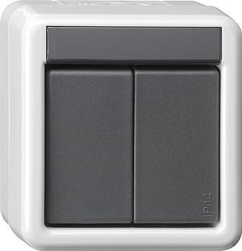 Gira Bouton-poussoir KNX 2-voies 2-points pour montage en, Doe-het-zelf en Bouw, Elektriciteit en Kabels, Verzenden