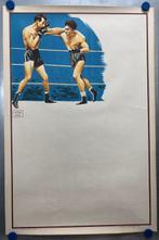 Anonymous - 2 carteles Boxeo - Litho. - 1963 - Jaren 1960, Antiek en Kunst