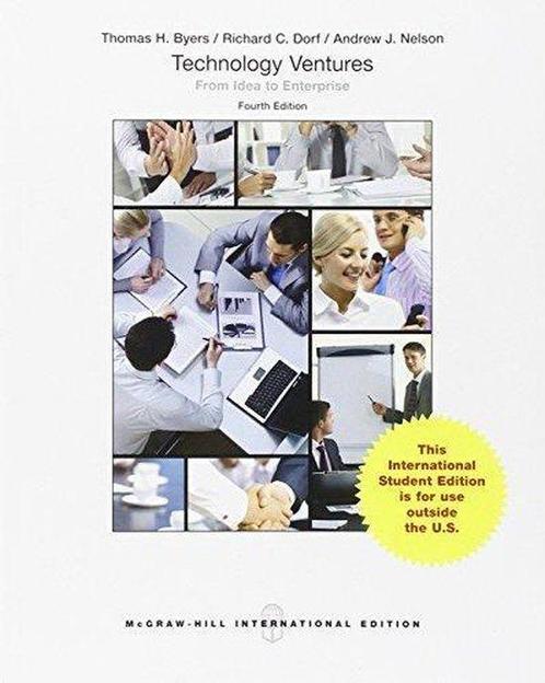 Technology Ventures 9781259252754 Thomas H. Byers, Boeken, Taal | Engels, Zo goed als nieuw, Verzenden