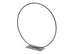 Frame metalen ring op voet 40cm zwart, Nieuw