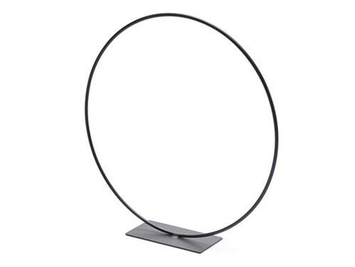 Frame metalen ring op voet 40cm zwart, Hobby en Vrije tijd, Knutselen, Nieuw