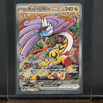 Pokémon Card - Raging Bolt EX - Prismatic Evoltutions #166 -