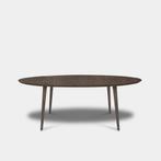 Tafel Ovaal Eikenhout - Hout Onderstel - Zand, Huis en Inrichting, Tafels | Eettafels, Nieuw
