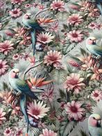 Bekleding- en gordijnstof van zachte katoen met tropisch
