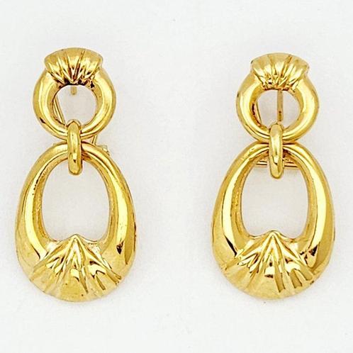 Boucles doreilles - 18 carats Or jaune, Handtassen en Accessoires, Oorbellen