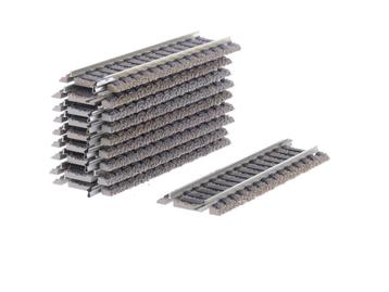 Schaal H0 Fleischmann 6102 rechte rails 10st #4990, Hobby & Loisirs créatifs, Trains miniatures | HO, Ophalen of Verzenden, Rails