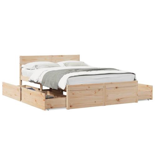 Bed 120x200 Zonder Matras | 40% Korting | Tweede Kansje, Huis en Inrichting, Slaapkamer | Bedden, 120 cm, 200 cm, Nieuw, Hout