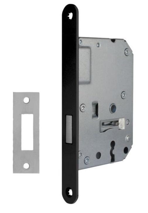 AXA kastslot met zwarte voorplaat, Doe-het-zelf en Bouw, Hang- en Sluitwerk, Klink of Kruk, Nieuw, Overige materialen