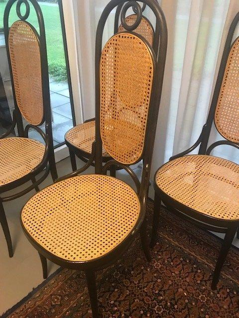 Thonet - Stoel (6) - Hout - thonet long john, Antiek en Kunst, Kunst | Designobjecten