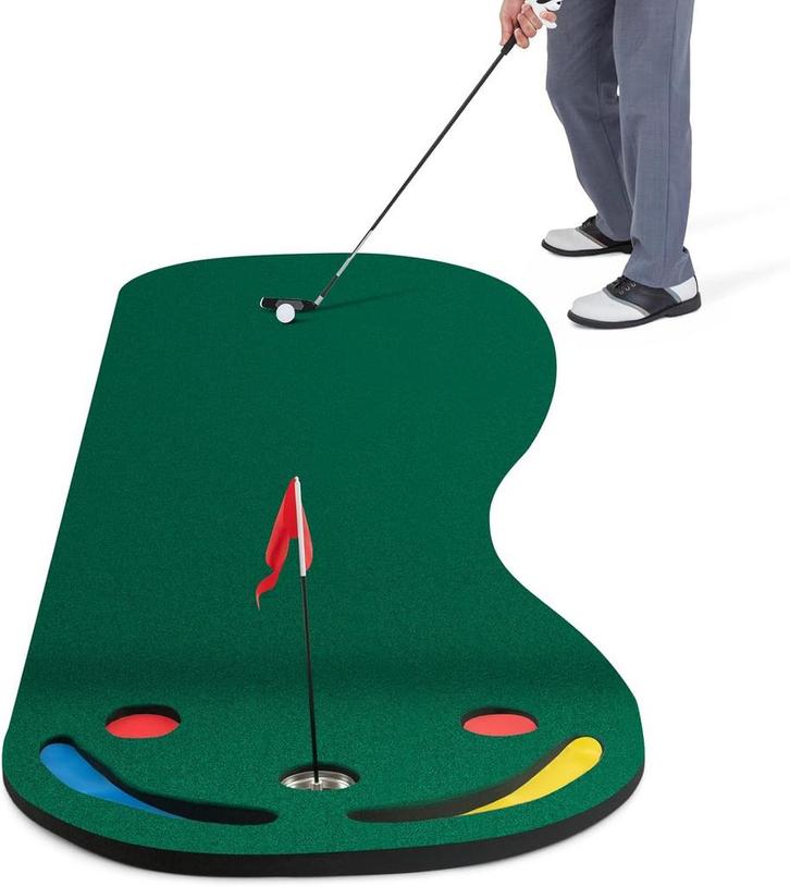 Putting mat golf - Golfmat - 300x96 cm - Groen - COSTWAY, Sports & Fitness, Golf, Envoi