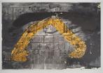 Antoni Tapies (1923-2012) - Composition au triangle jaune, Antiek en Kunst