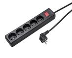 Martin Kaiser 5-Weg Stroomstrip Met Schakelaar 90°, Doe-het-zelf en Bouw, Elektriciteit en Kabels, Verzenden, Nieuw
