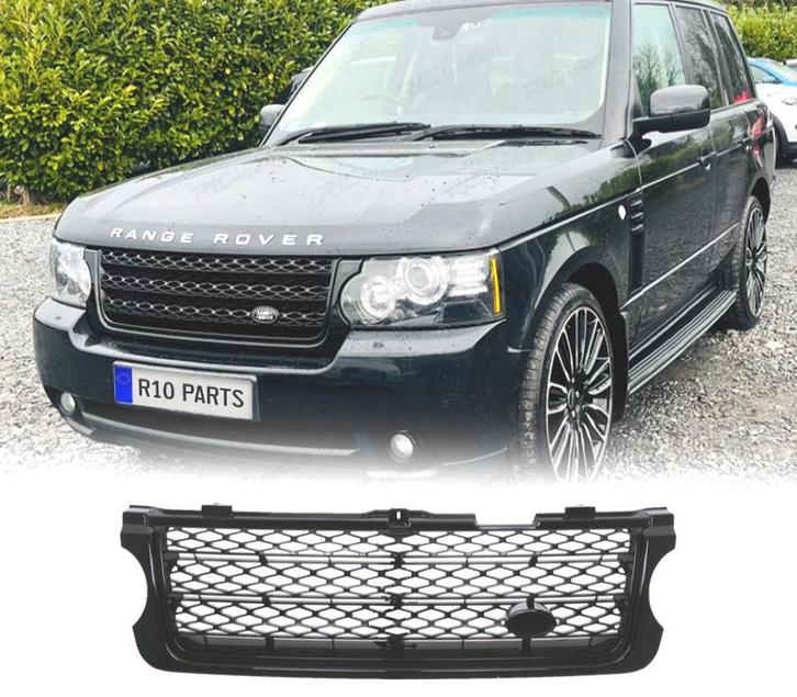 GRILLE POUR RANGE ROVER VOGUE 10-12 LOOK OEM NOIR BRILLANT, Auto-onderdelen, Carrosserie, Verzenden