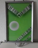 Presenteerblad - Glas Hout Metaal - Art-deco dienblad, Antiek en Kunst