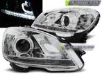 LED Bi Xenon Look Koplampen voor Mercedes Benz C-Klasse W204, Ophalen of Verzenden